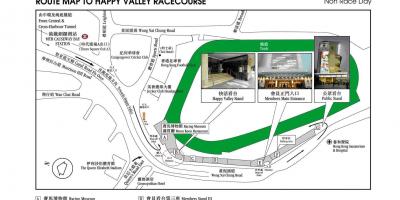 Mapa de Valle Feliz de Hong Kong