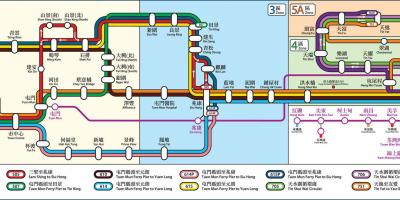 HK ferrocarril mapa