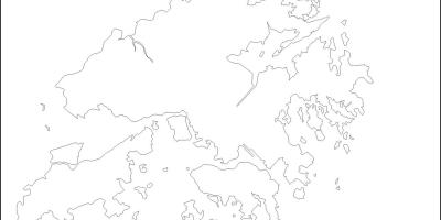 Hong Kong esquema del mapa