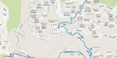 Hong Kong rutas de senderismo mapa