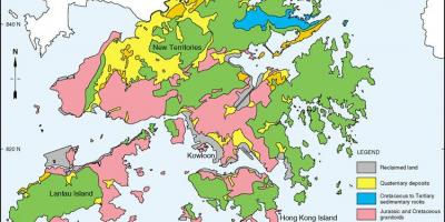 Mapa geológico de Hong Kong