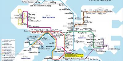 Mapa del Metro de Hong Kong