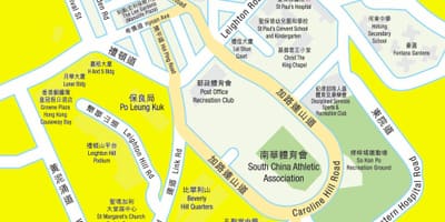 Olímpico de la estación de MTR mapa