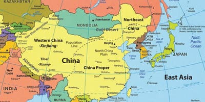 Mapa de Hong Kong y sus alrededores